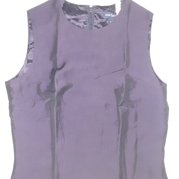 Ann Taylor 2 Piece suit * Aubergine, Deep Purple * Y2K * Fully Lined * Sz 6/8 - Picture 8 of 11